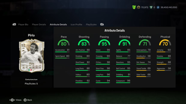ICON Centurions Andrea Pirlo SBC